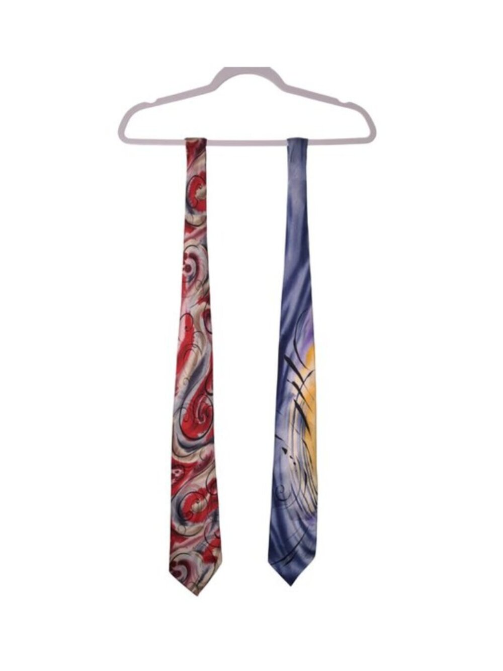 Jerry Garcia USED 2 Tie LOT: Snail Garden, Curves & Lines (Collection 56) PM